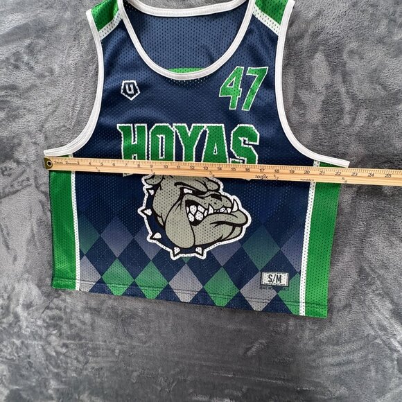 Georgetown Hoyas Lacrosse Jersey Reversible S/M NCAA Team Issued Player Game - Picture 6 of 7
